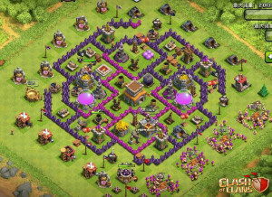 Protect Town Hall and Dark Elixir Storage - CoC best defense TH8