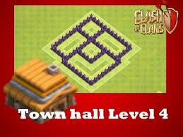 Clash of Clans Layout Level 4 - Farming Base Layout