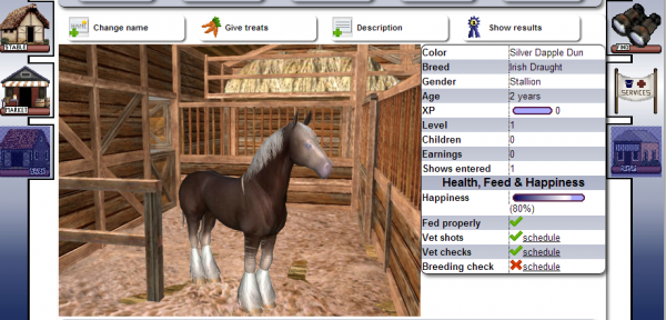 a-virtual-horse breeding game
