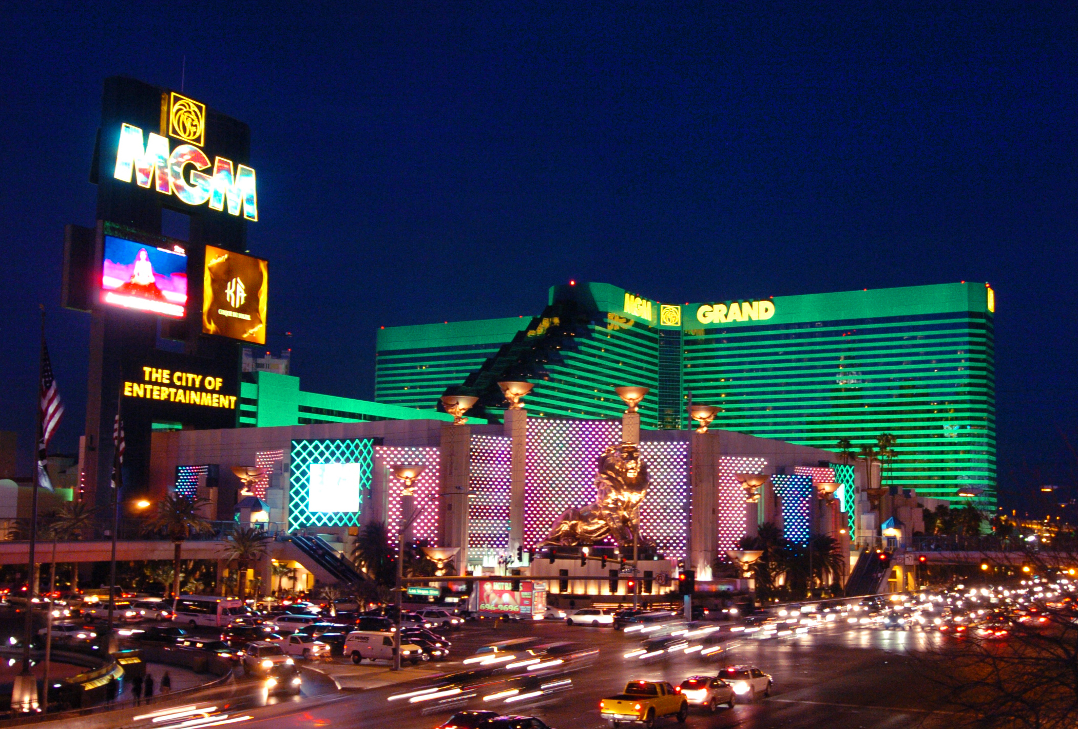 1-23-06; Las Vegas, NV: MGM Grand Casino/Resort Strip.