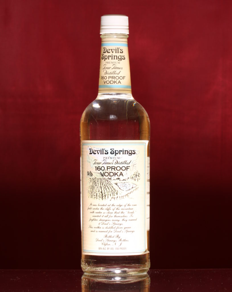 Devil Springs Vodka-strongest alcohol