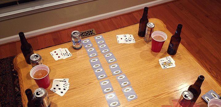 Give and Take -drinking games with cards