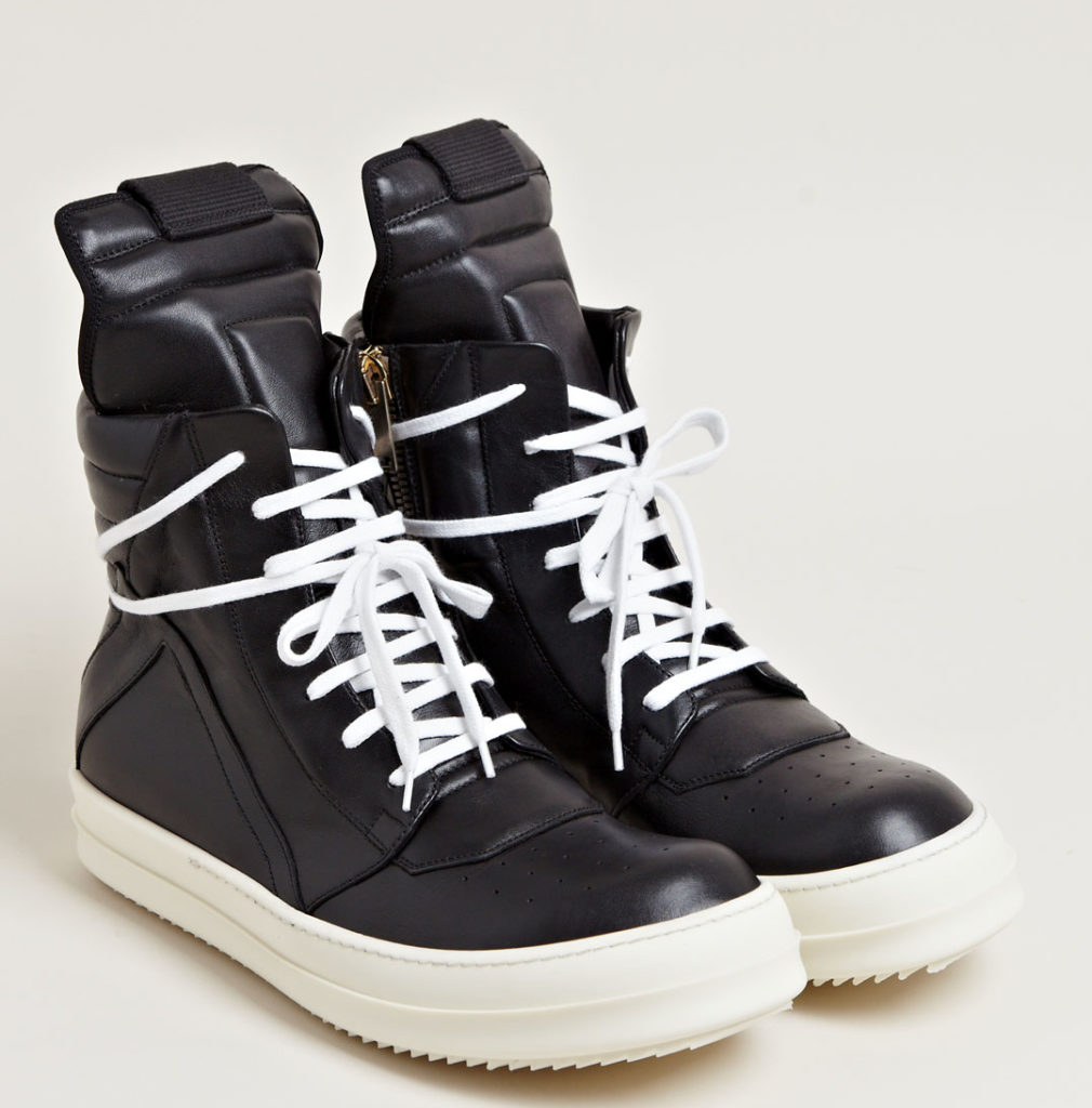 Rick Owens ‘GeoBasket’- most expensive shoes for men