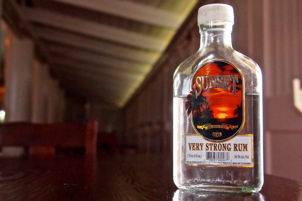 Sunset Rum-strongest alcohol